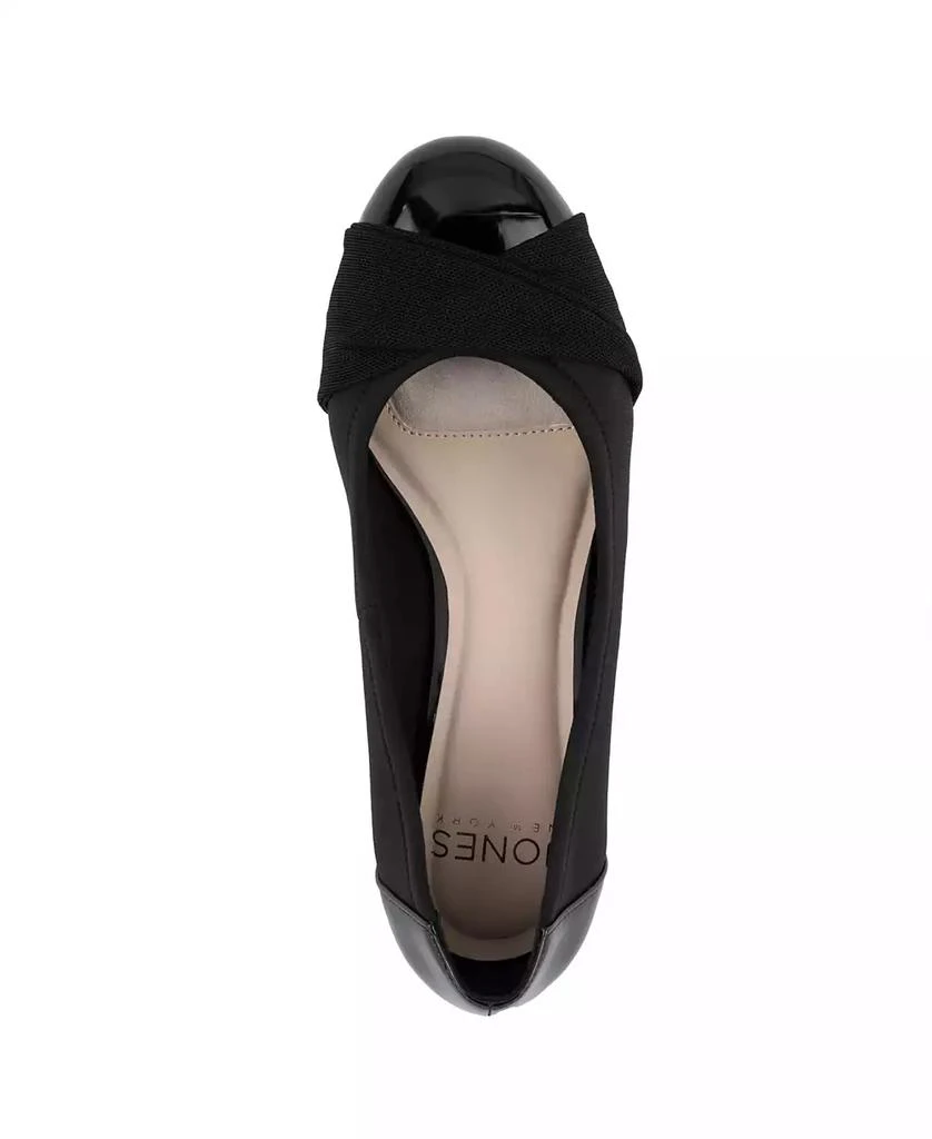 JONES NEW YORK Women's Preslee Round Toe Wedge Pumps 4