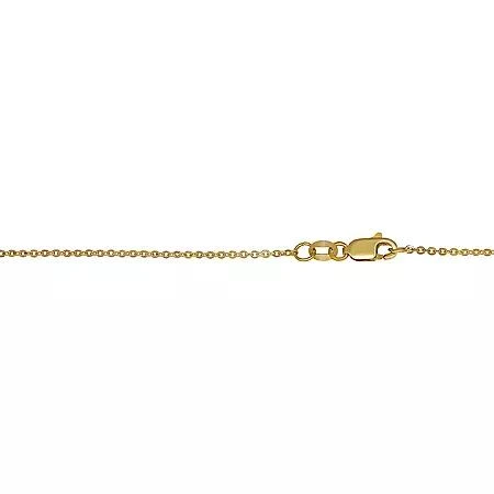 S Collection 0.75 CT. TW. Bezel Set Chandelier Diamond  Necklace in 14K Yellow Gold 6