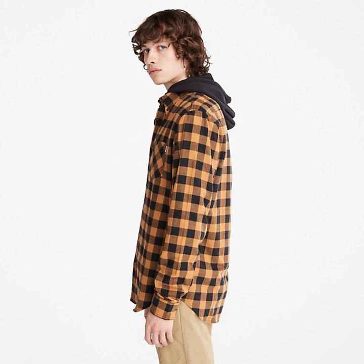 Timberland Nashua River Flannel Check Shirt for Men in Blue/Yellow 4