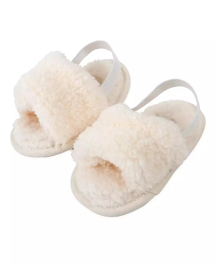 Jessica Simpson Baby Bath Robe with Sherpa Slippers, 2-Piece Set 4