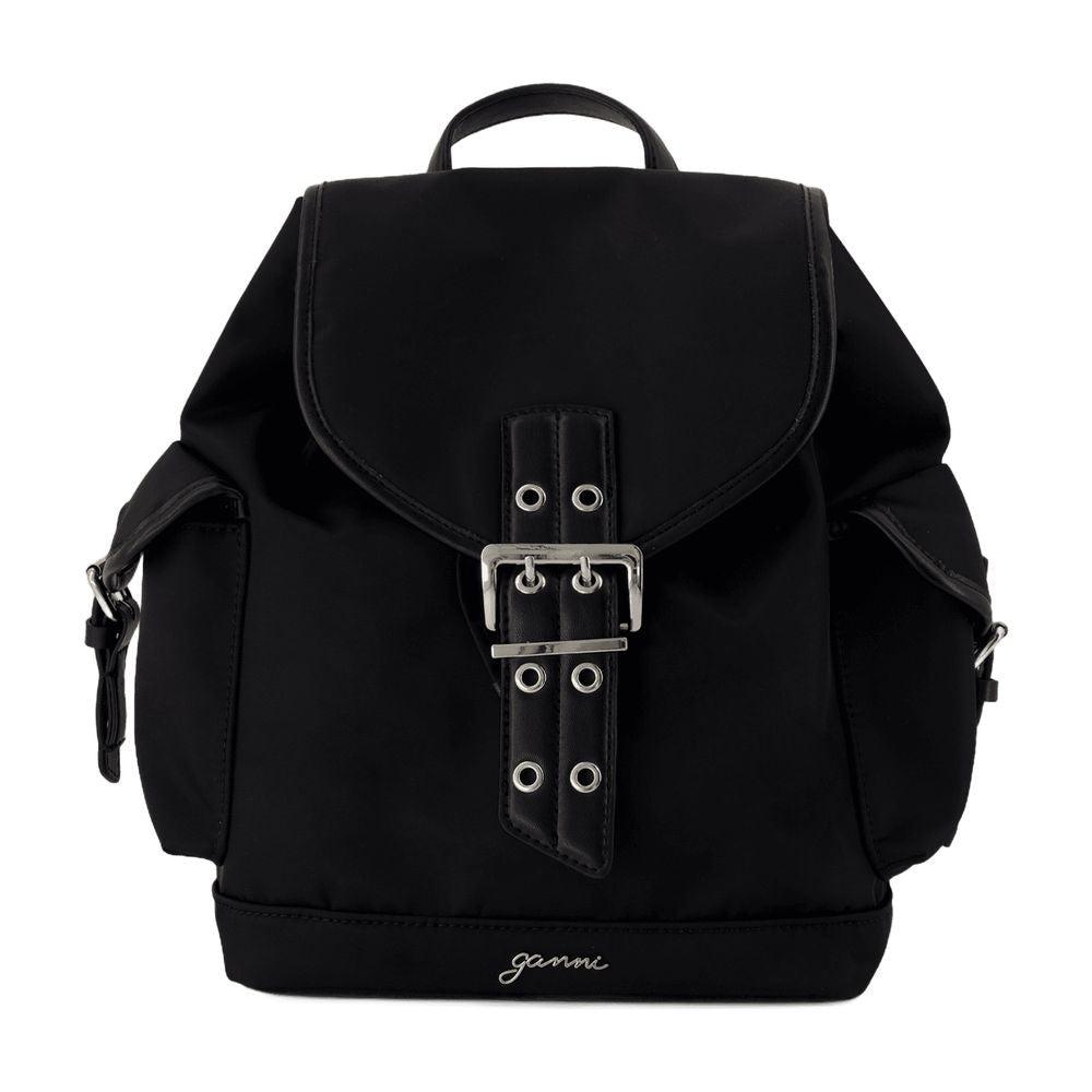 Ganni Leopard Tech Backpack - Backpacks - BeyondStyle