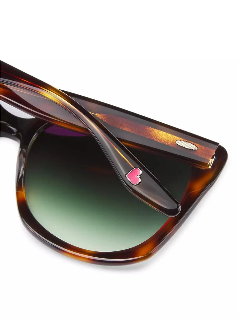 Barton Perreira Barton Perreira x Kelley Baker Brow Babe 56MM Cat-Eye Sunglasses 5