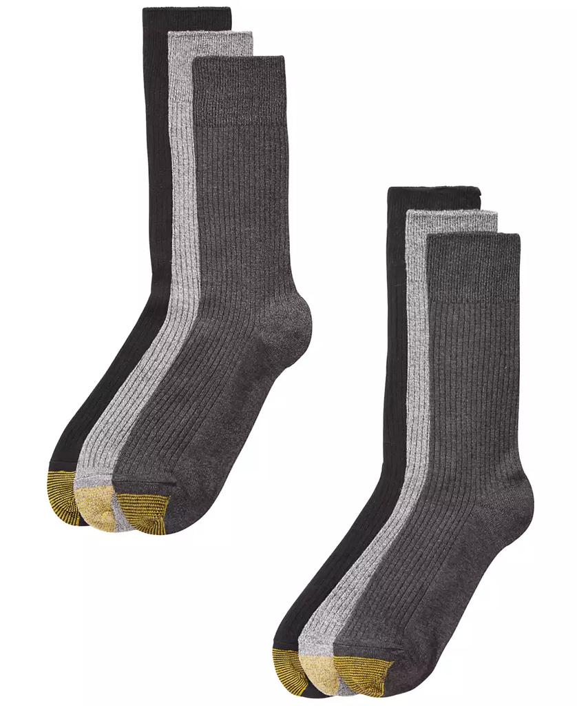 Gold Toe Men's 6-Pack Casual Stanton Socks