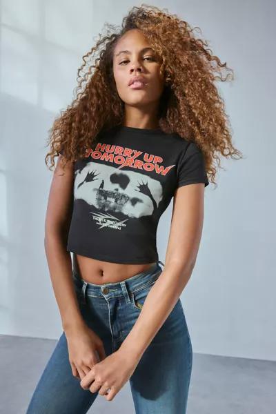 Urban Outfitters The Weeknd UO Exclusive Hurry Up Tomorrow Graphic Baby Tee
