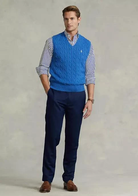 Ralph Lauren Ralph Lauren Cable Knit Cotton Sweater Vest 4