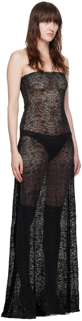 Beaufille SSENSE Exclusive Black Anise Maxi Dress