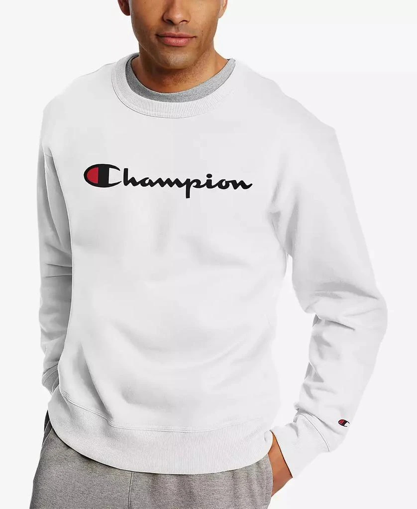 Champion Men's Powerblend Fleece Logo Sweatshirt 1