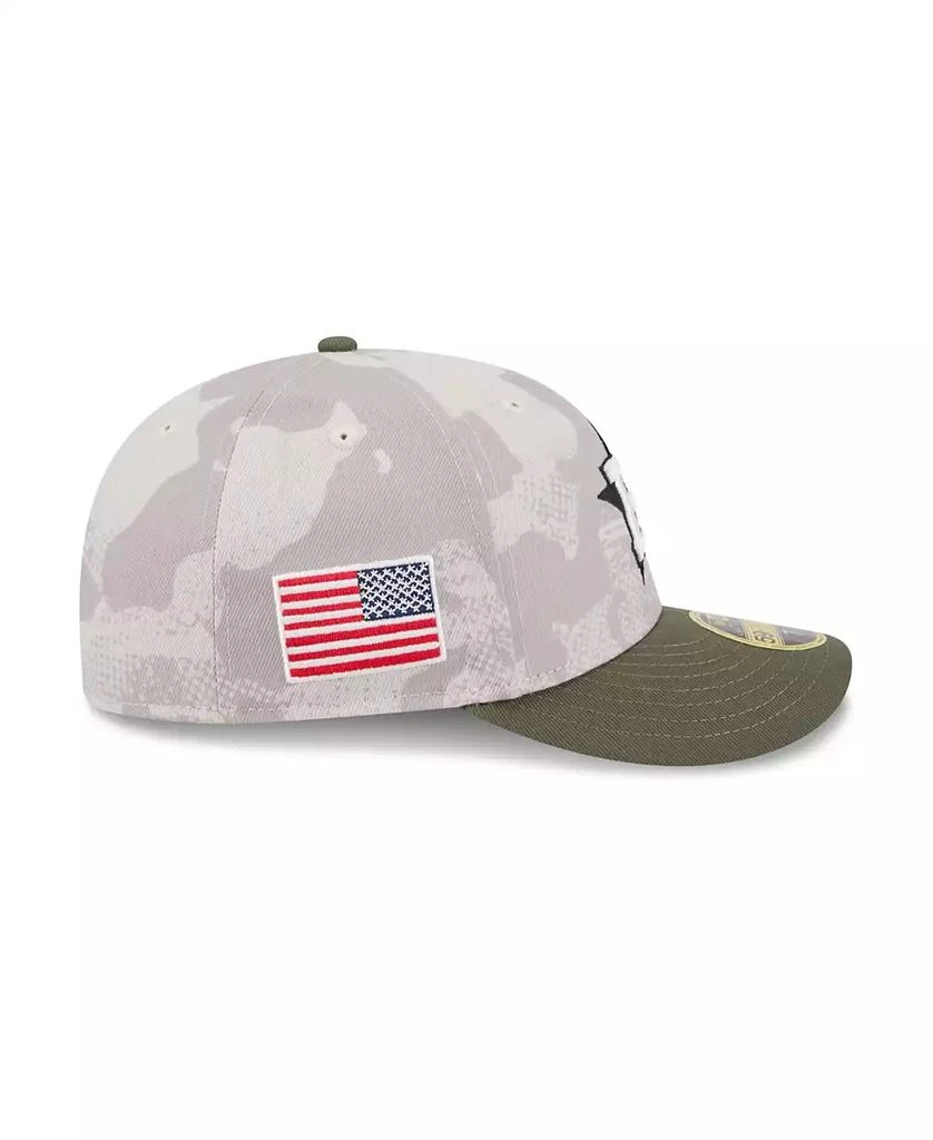 New Era Men's Light Beige/Olive Houston Astros 2025 Armed Forces Day Low Profile 59FIFTY Fitted Hat 5