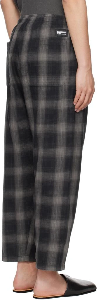 NEIGHBORHOOD Gray Hombre Check Easy Trousers 3