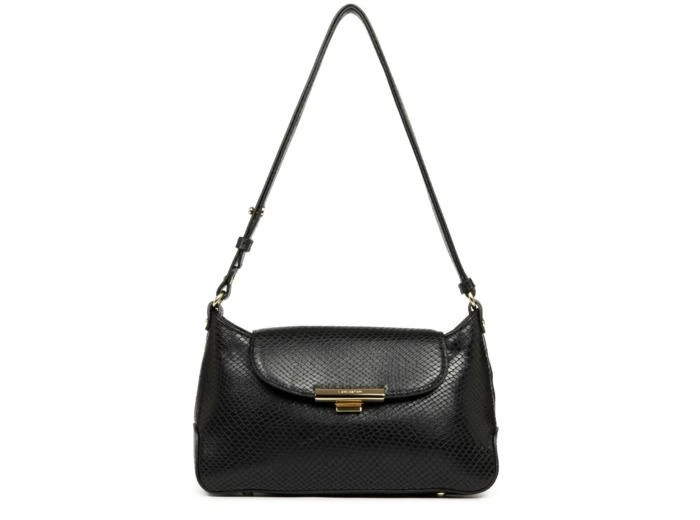 Lancaster Sac baguette A rabat avec fermoir Exo Evenly 1