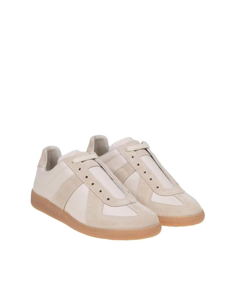 MAISON MARGIELA MAISON MARGIELA SUEDE AND FABRIC SNEAKERS 2