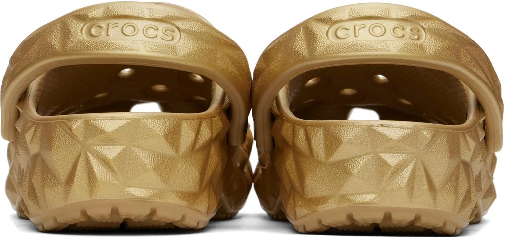 Crocs Gold Classic Metallic Geometric Clogs 2