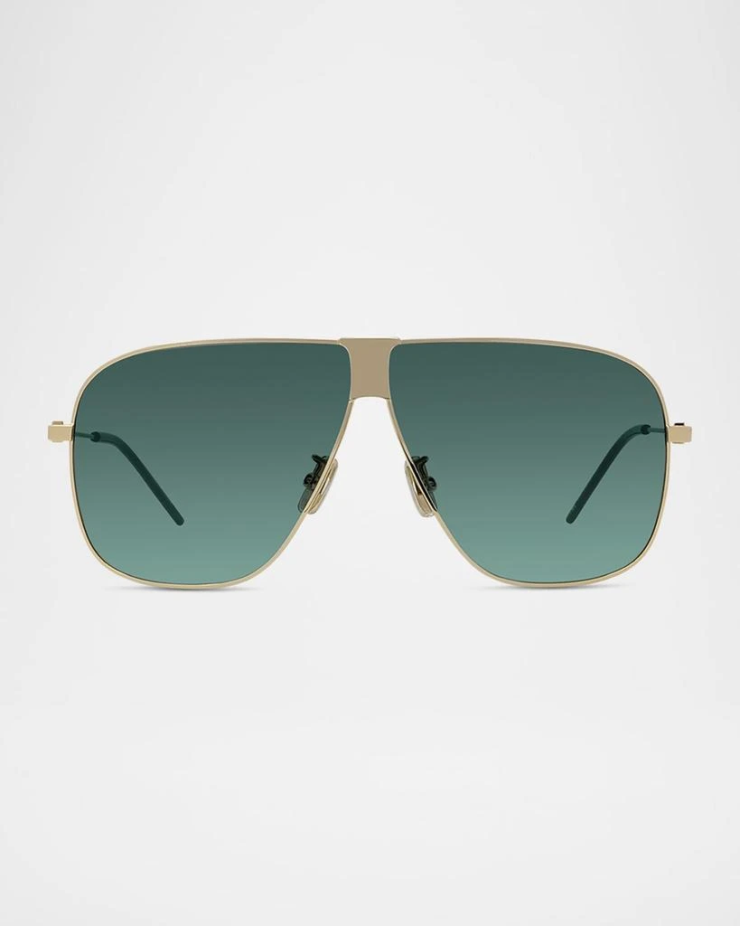 Givenchy Metallic Aviator Sunglasses Givenchy 4GEM Metal Aviator Sunglasses | Neiman Marcus main image 4