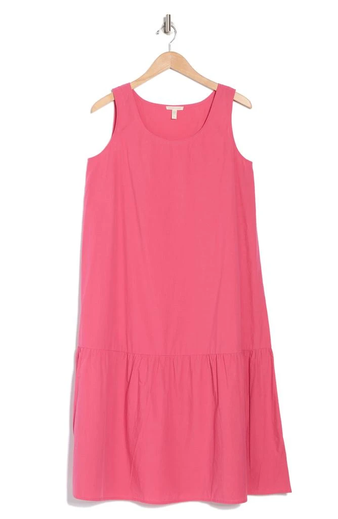 Eileen Fisher Tiered Organic Cotton Midi Dress 3