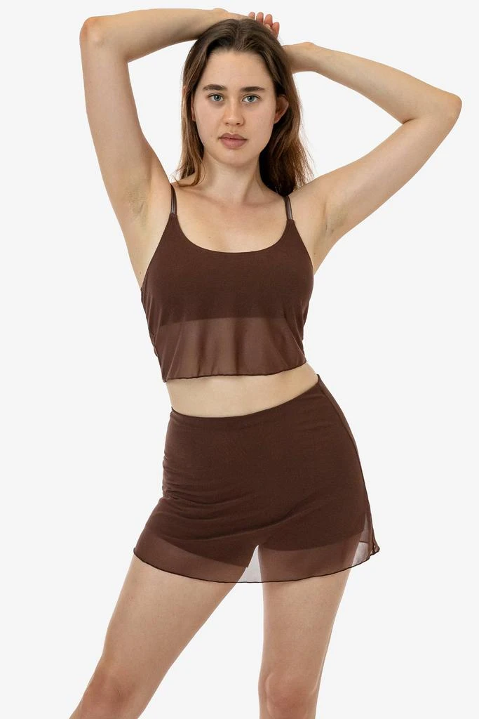 Los Angeles Apparel RNS778 - Micro Mesh Spaghetti Tank 2
