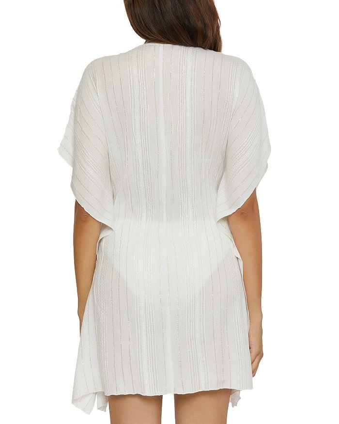 BECCA® by Rebecca Virtue Radiance Metallic Stripe Tunic Cover Up