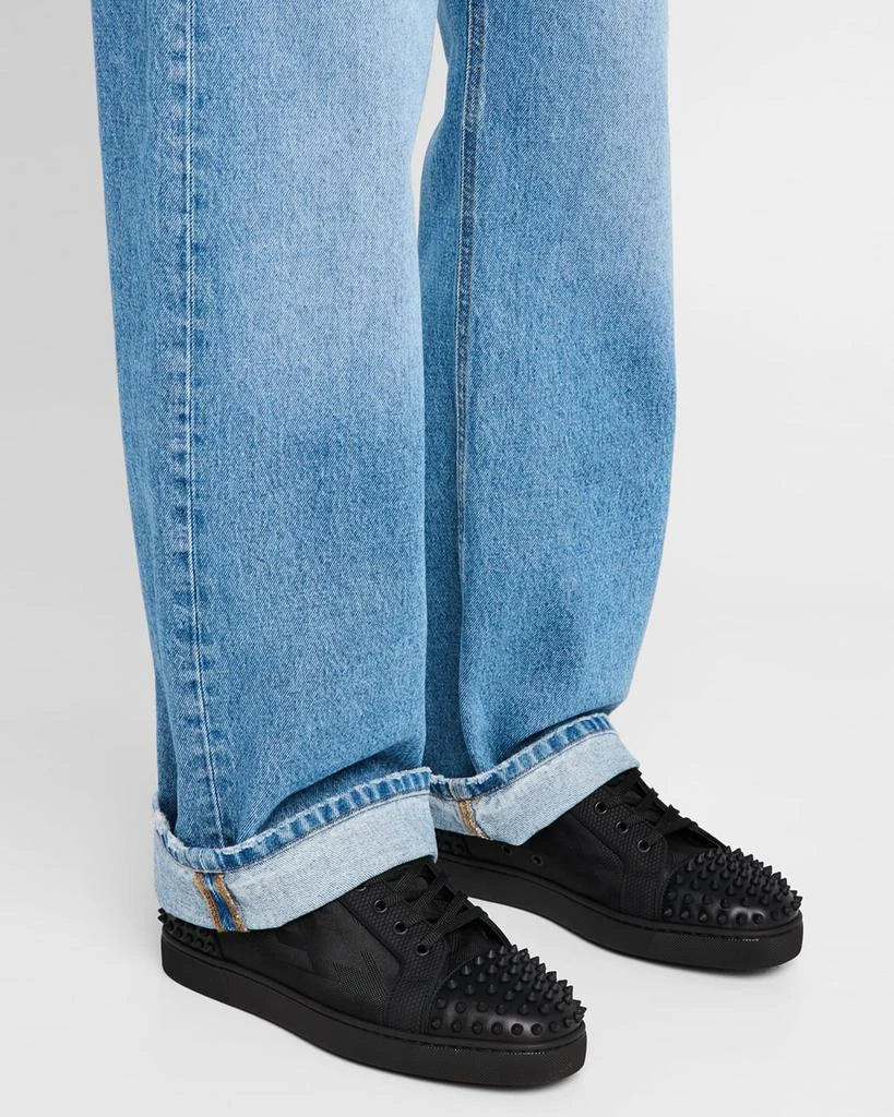 Christian Louboutin Men's Seavaste 2 Jacquard Low-Top Sneakers 2