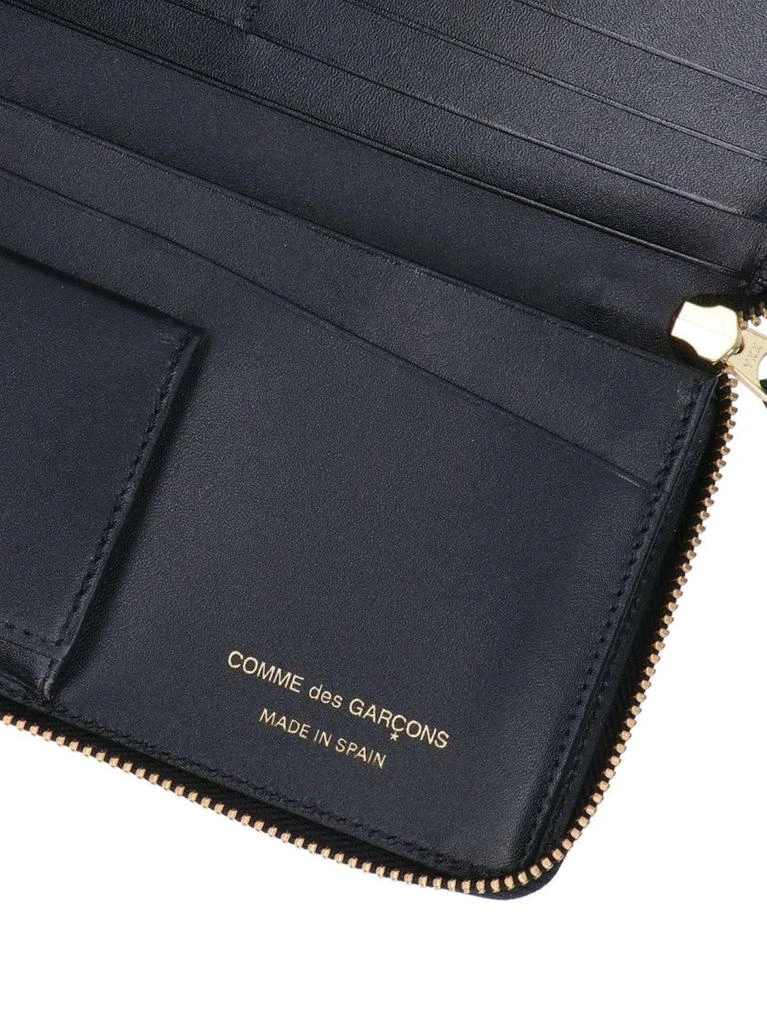 Comme des Garcons Polka Dot Zip Wallet – Black 5