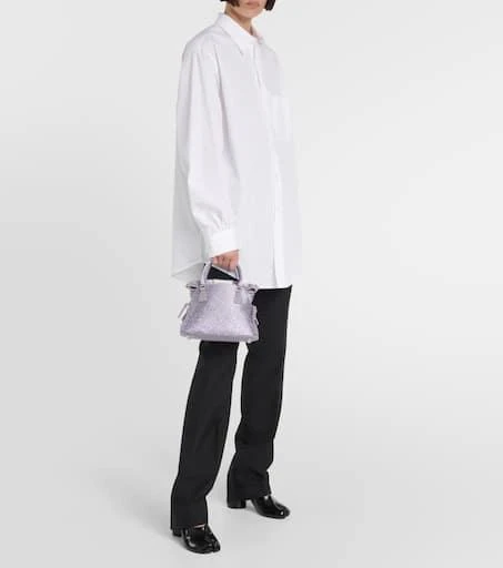 MAISON MARGIELA 5AC Classique Micro satin shoulder bag 5