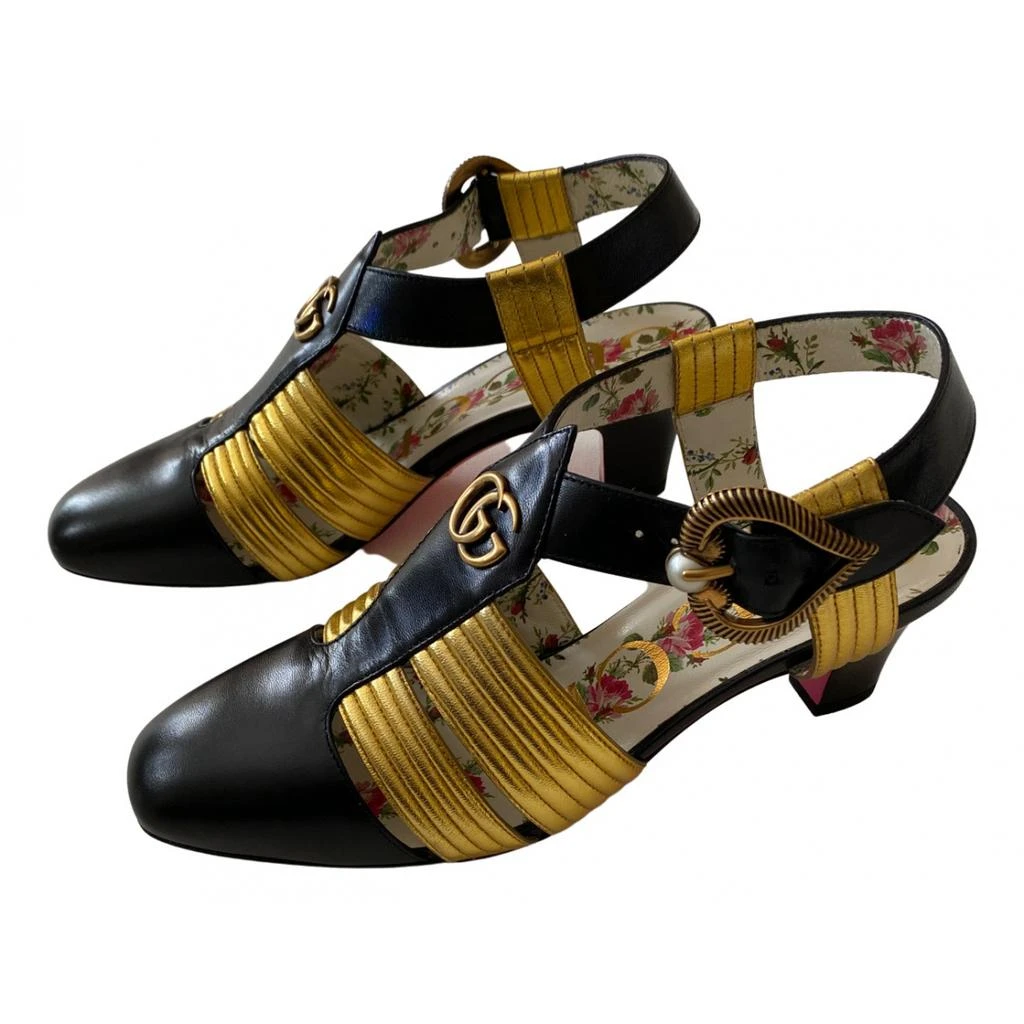 Gucci Gucci Double G leather sandals 1