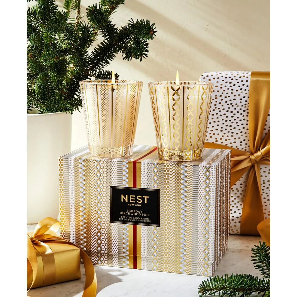 NEST New York 2-Pc. Holiday & Birchwood Pine Classic Candle Gift Set 3