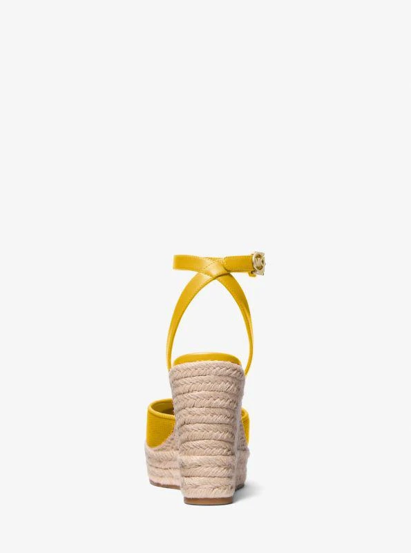 Michael Kors Larissa Cotton Canvas Espadrille Wedge 3