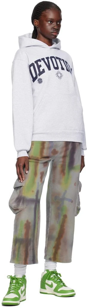 Online Ceramics SSENSE Exclusive Gray 'Devotion' Hoodie 4