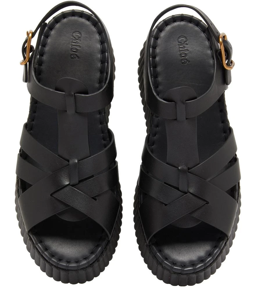 Chloé Nama wedge sandals 5
