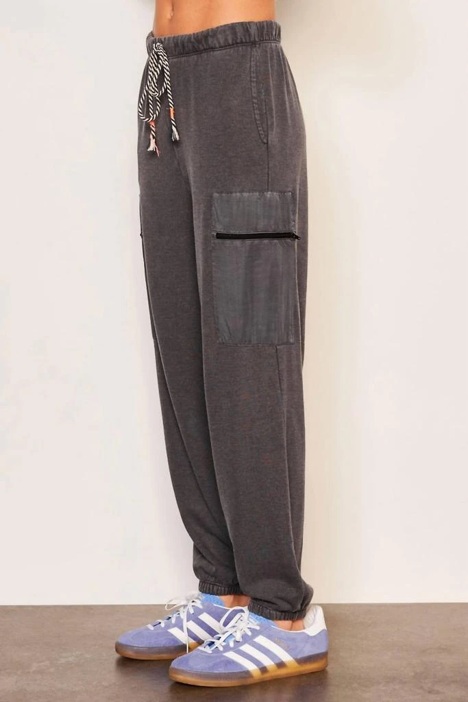 Sundry Sundry - Women Mixed Media Cargo Pant 3