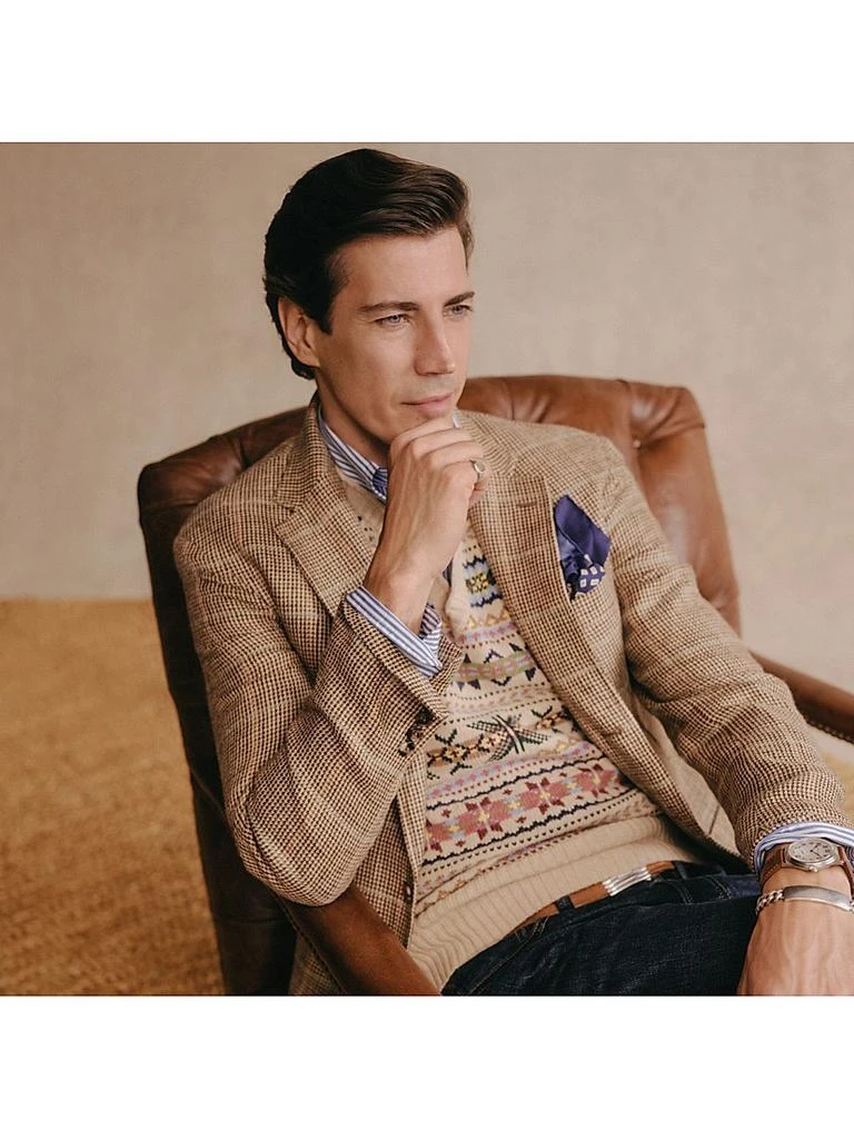 Ralph Lauren Polo Soft Tailored Tick-Weave Jacket 7