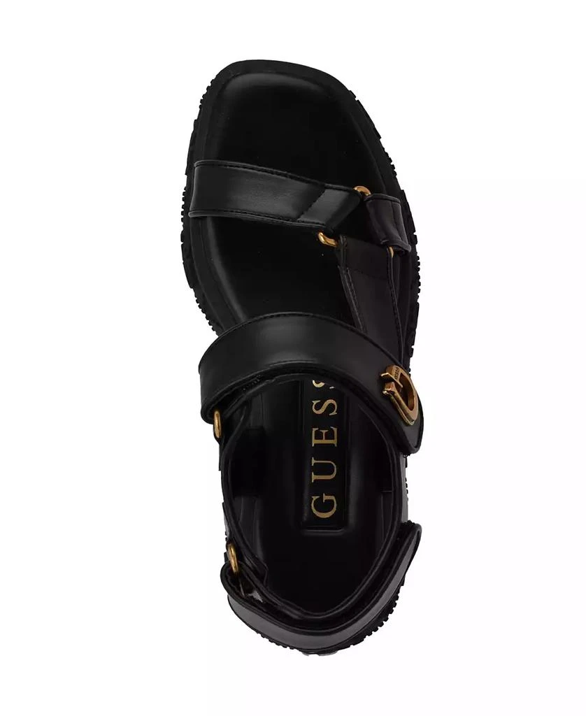 GUESS Women's Lanara Quattro G Sport Platform Sandals 5