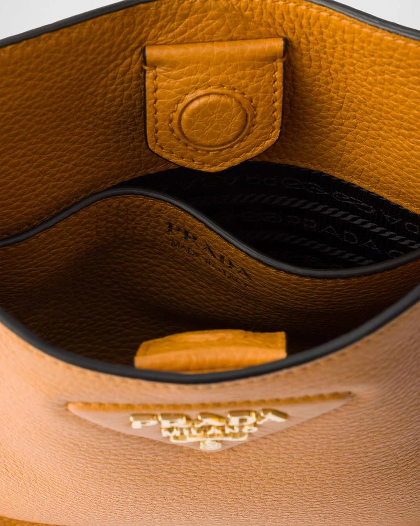 Prada Daino Soft Leather Mini Hobo Crossbody Bag 6