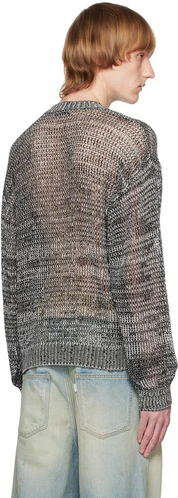 JieDa Black Oversized Sweater 3