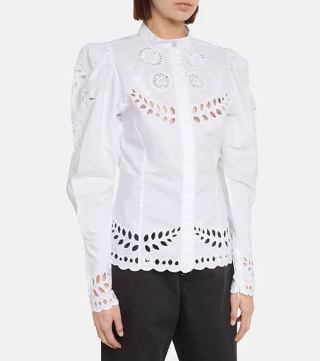 Isabel Marant Danala broderie anglaise blouse 4