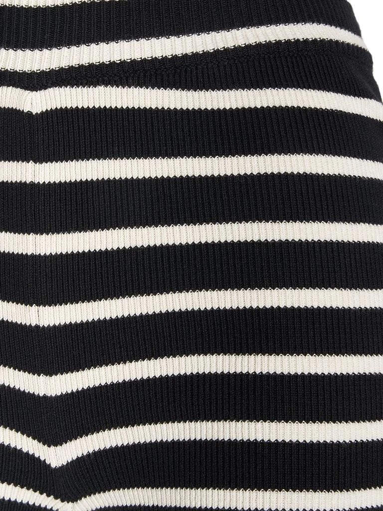 AMI PARIS Ami Striped Sailor Cotton Mini Shorts 3