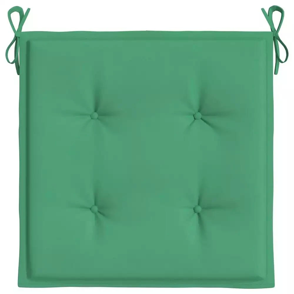 vidaXL Garden Chair Cushions 6 pcs Green 19.7"x19.7"x1.2" Oxford Fabric 6