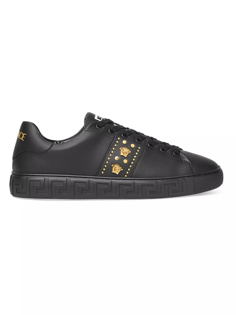 Versace Medusa Studded Low-Top Sneakers 1