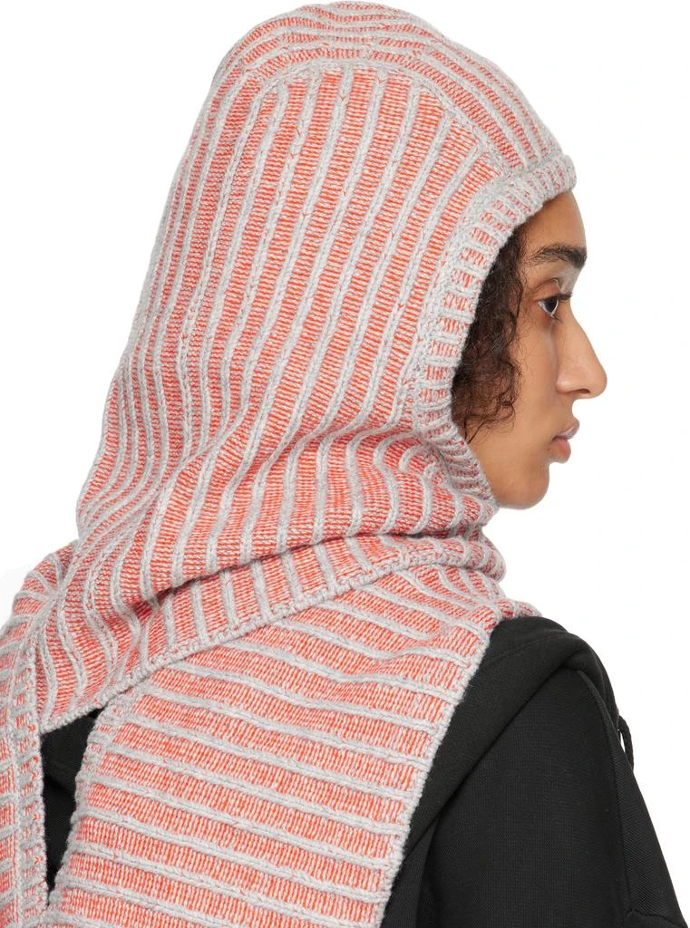Eckhaus Latta Orange & Gray Poet Bonnet 3