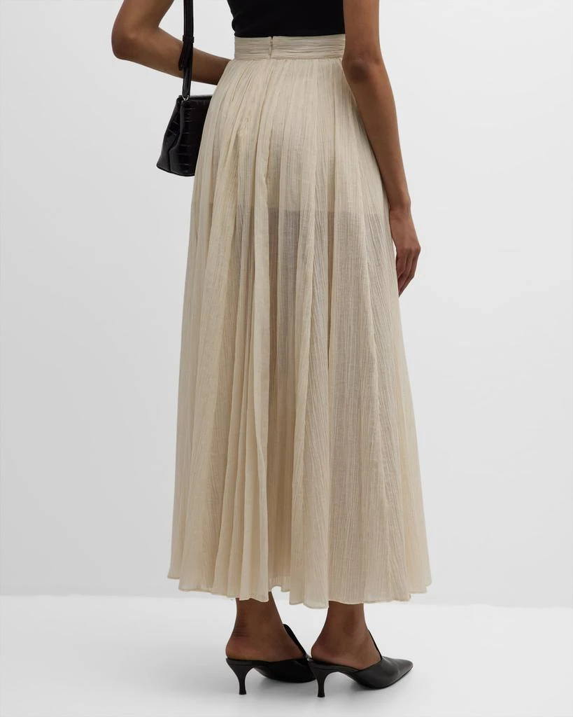 Totême Crinkled Plisse Maxi Skirt 6