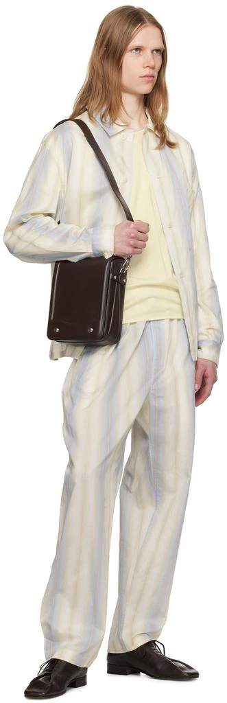 Lemaire Yellow Relaxed Long Sleeve T-Shirt 4