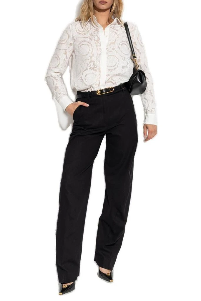 Versace Versace Seam Detailed Trousers 4