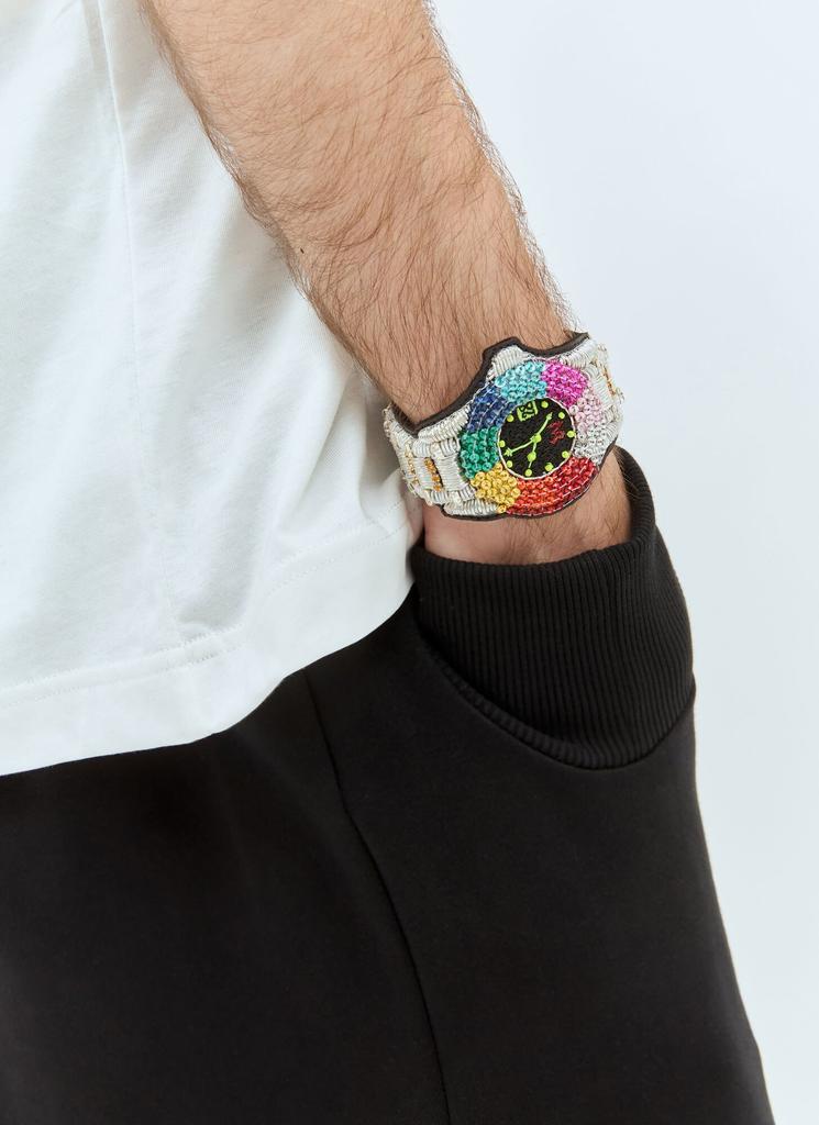 Walter Van Beirendonck Diamond Beaded Bracelet