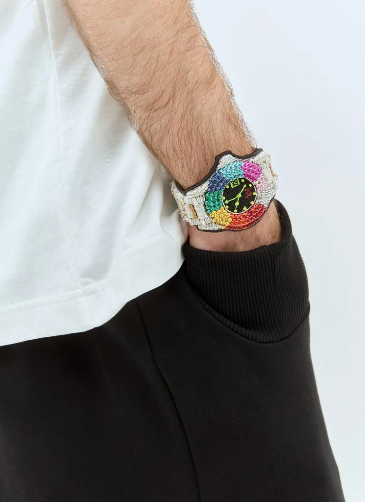 Walter Van Beirendonck Diamond Beaded Bracelet 2