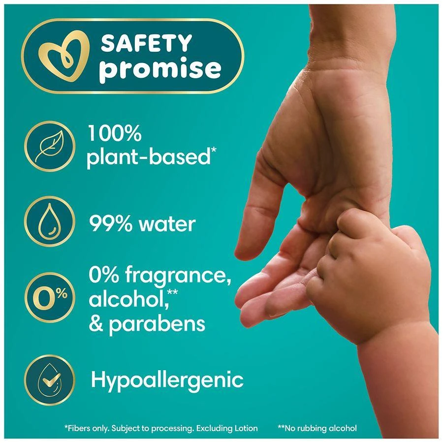 Pampers UltraClean Baby Wipes Fragrance-Free, 52 2