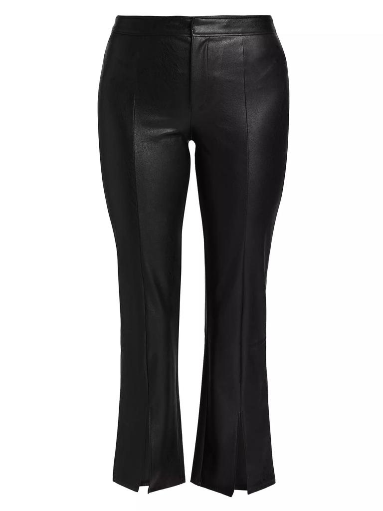 Paige Mesa Faux Leather Cropped Pants