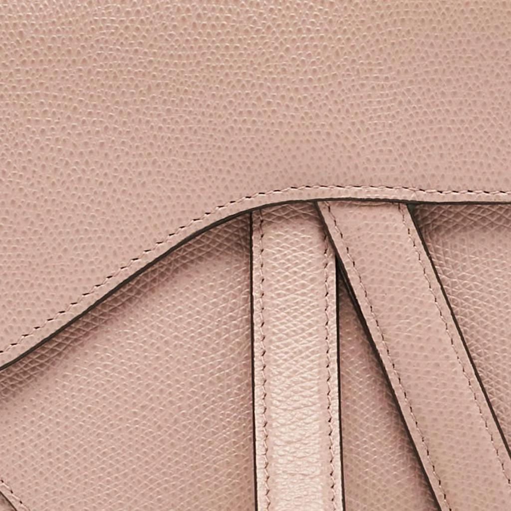 Dior Dior Pink/Black Leather Saddle Belt Bag 5