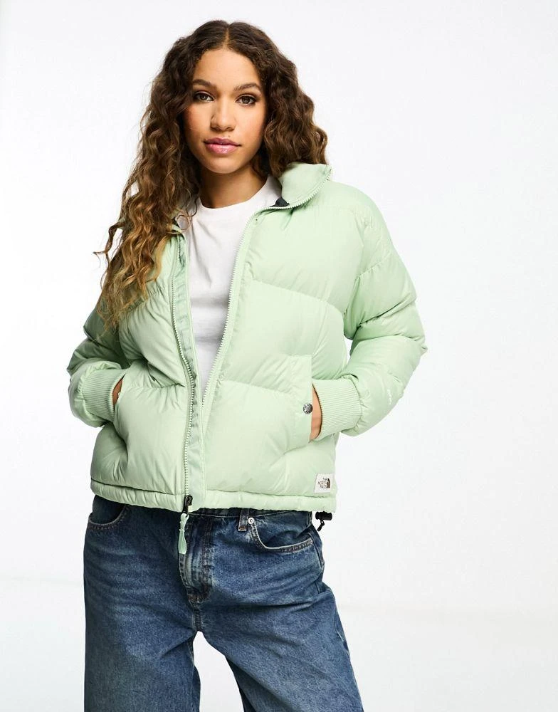 The North Face The North Face Heritage Paralta down puffer jacket in sage green 1