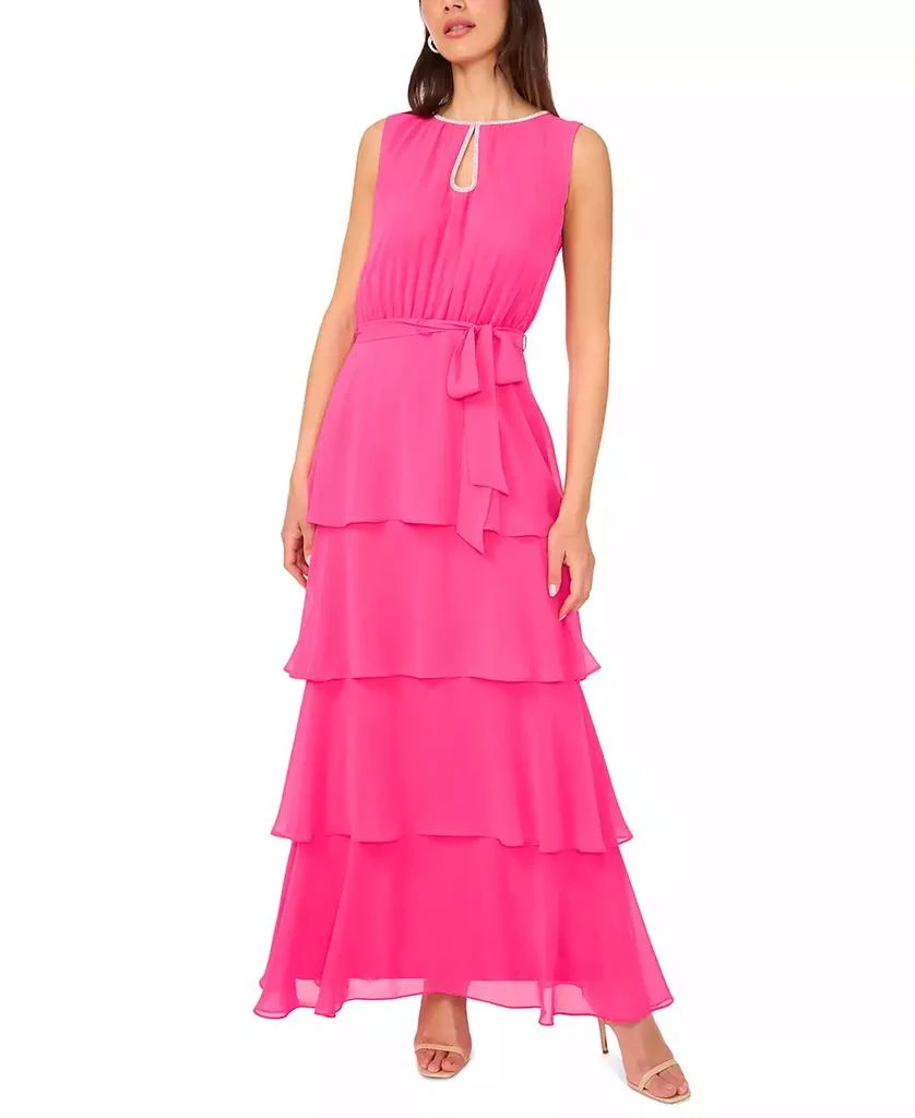 Women's Keyhole-Neck Sleeveless Tiered Chiffon Gown On Sale Now with Up to 67% Off | Discover Exclusive Deals & Savings at BeyondStyle Authentic MSK dress|women's fashion|dresses with Limited-Time Discounts, Free Women's Keyhole-Neck Sleeveless Tiered Chiffon Gown On Sale Now with Up to 67% Off | Discover Exclusive Deals & Savings at BeyondStyle Authentic MSK dress|women's fashion|dresses with Limited-Time Discounts, Free