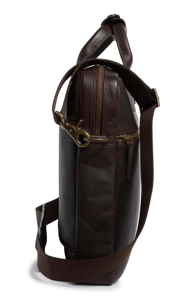 Johnston 
Murphy Pebbled Leather Briefcase 4