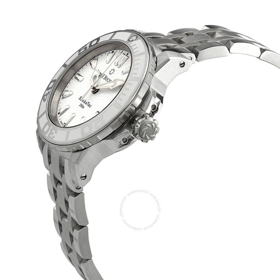 Carl F. Bucherer Patravi Scubatec Automatic White Dial Ladies Watch 00.10634.23.23.21